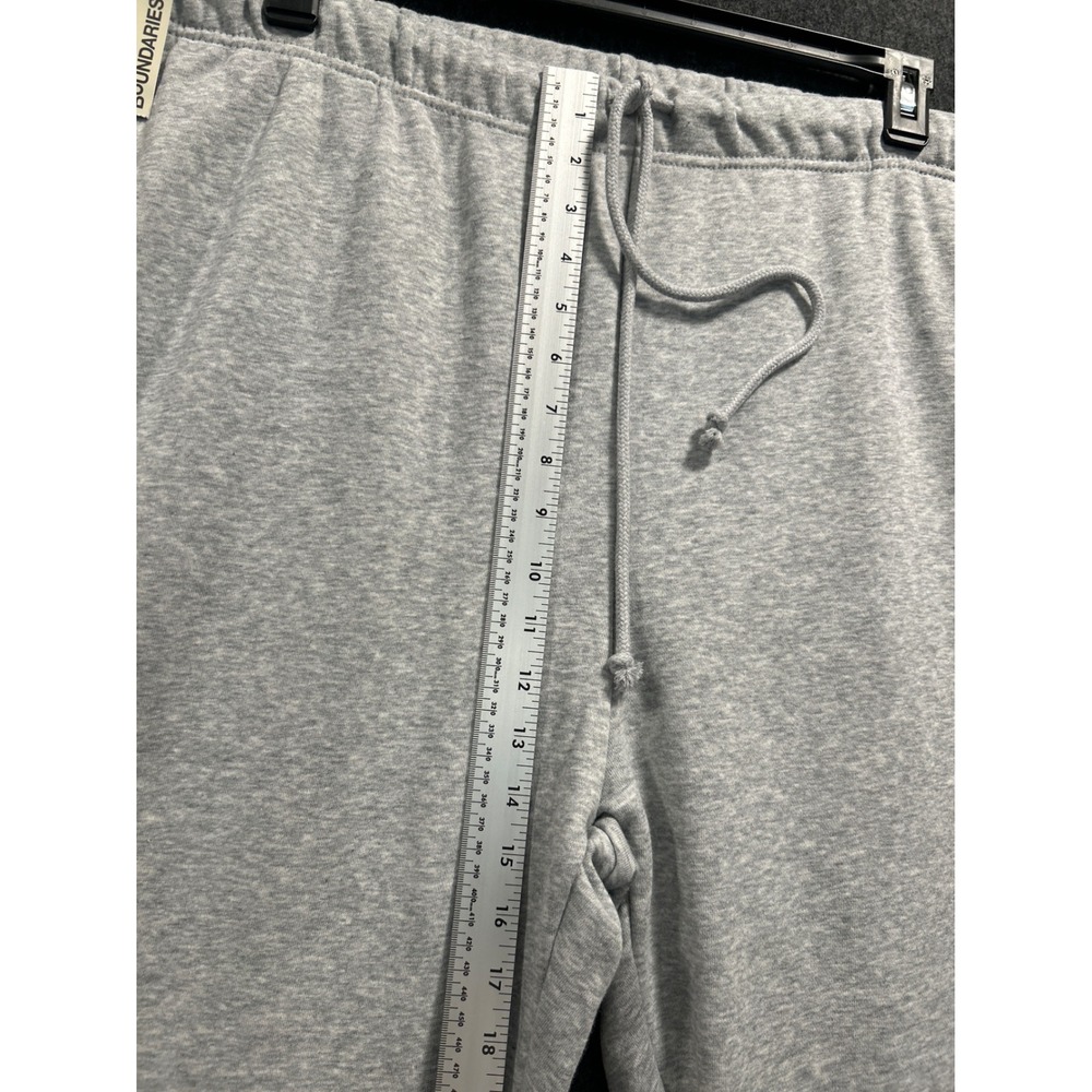 No Boundaries Fleece Jogger Mens 3XL Heather Grey New Drawstring Elastic Cuffs - Picture 5 of 9